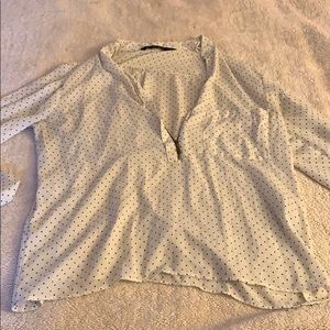 Zara Polka Dot Blouse